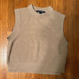 French Connection brown vest top